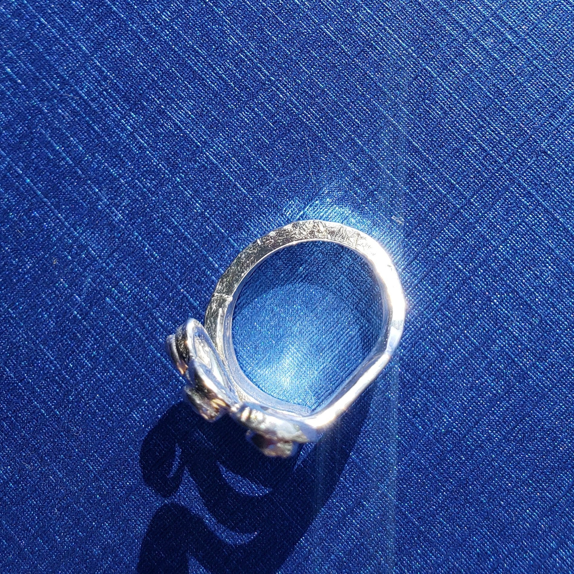 Vintage Flatware Fork Ring  - Sterling Silver