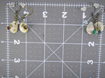 Cowrie Shell Ear Rings Wire Wrapped With Glass Bead - South Florida Boho Boutique