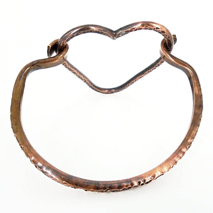 Copper Heart Clasp Bracelet - South Florida Boho Boutique