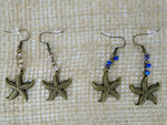 Starfish Earrings with Glass Beads - South Florida Boho Boutique
