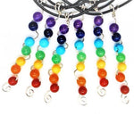 Sterling Silver Chakra Pendant Necklace, Yoga Beads - South Florida Boho Boutique