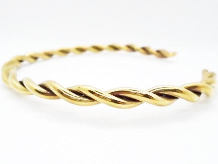 Twisted  Brass Bracelet Cuff