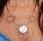 Copper Sun-Flower Pendant Necklace - South Florida Boho Boutique