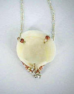 Lucina Seashell Pendant-Wire Wrapped-Multi Color Glass Beads-Boho Style - South Florida Boho Boutique