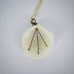 Lucina Seashell Pendant-Vintage Wire Wrapped-Color Glass Beads-Beach Boho - South Florida Boho Boutique